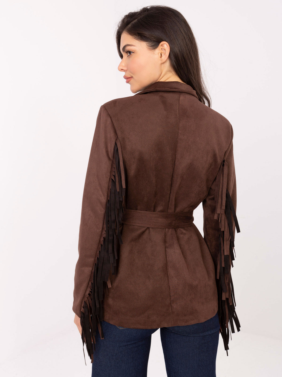 MELFIA® Wildlederjacke mit Fransen – Boho-Look & Eleganter Style