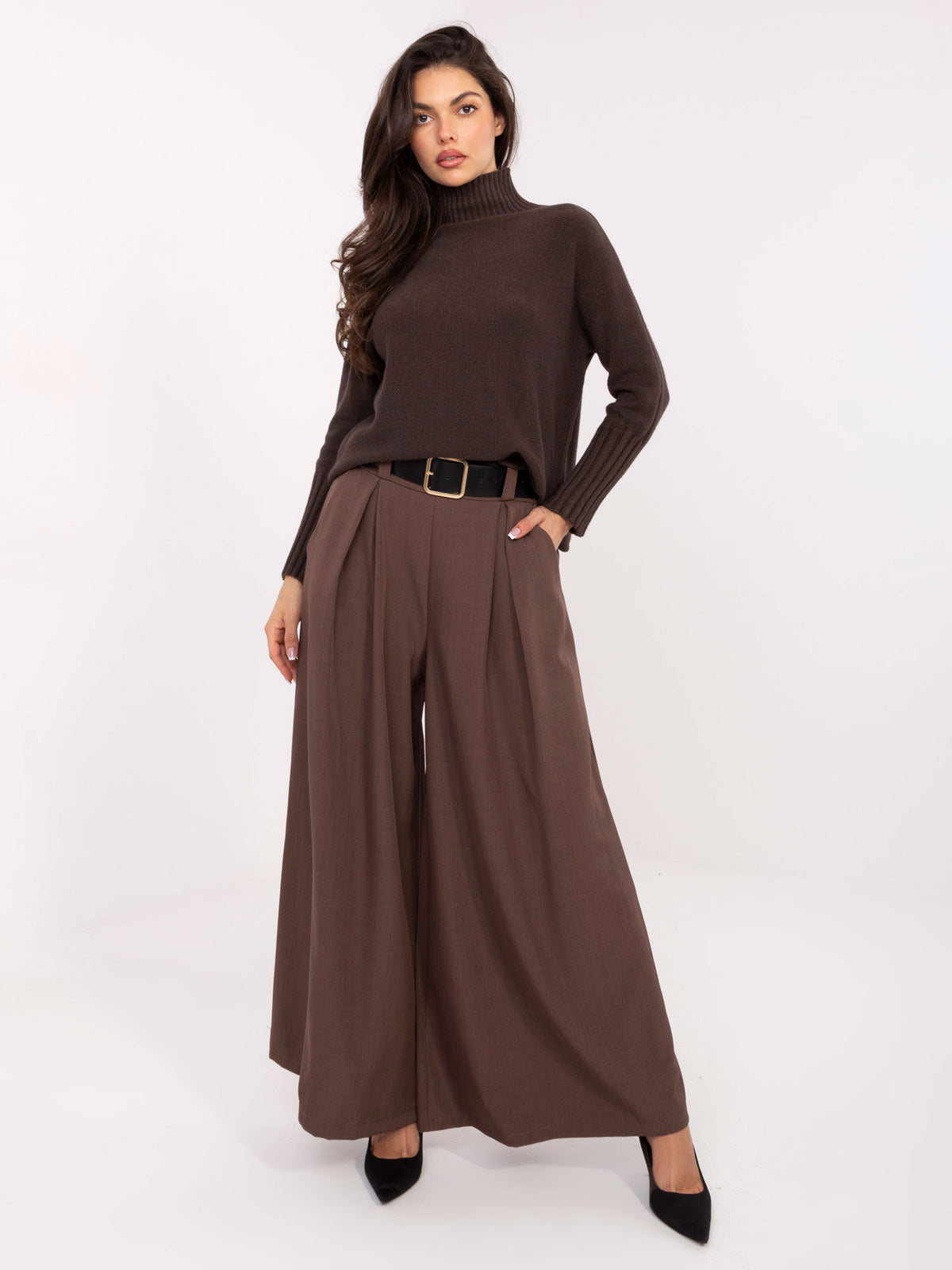 MELFIA Weite Hose mit Falten