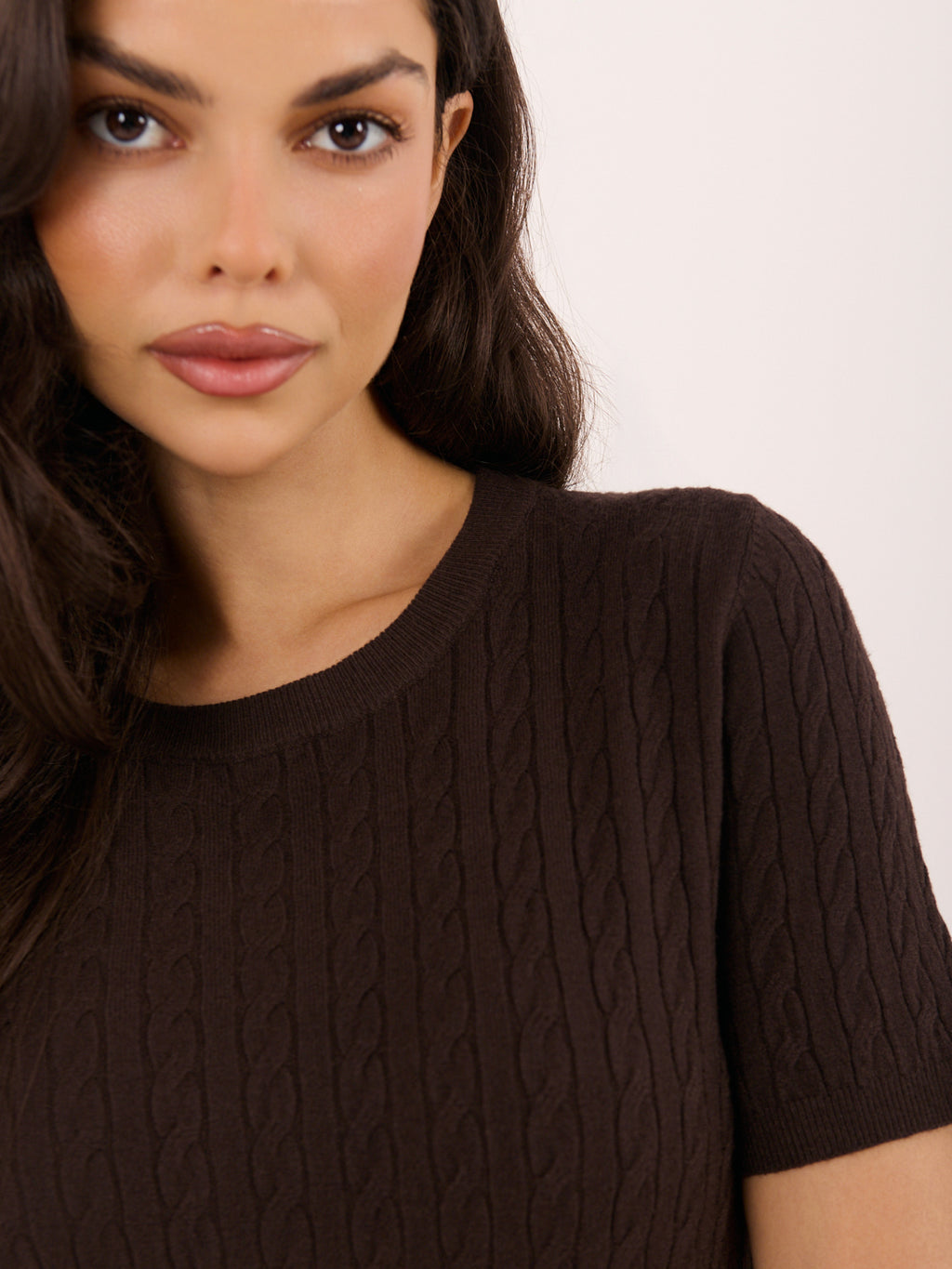 MELFIA – Klassischer Zopfstrickpullover