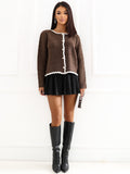 MELFIA LOREA – Eleganter Cardigan mit Strukturmuster