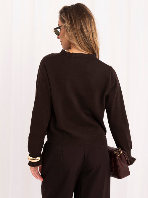 MELFIA Buttoned Knit Cardigan