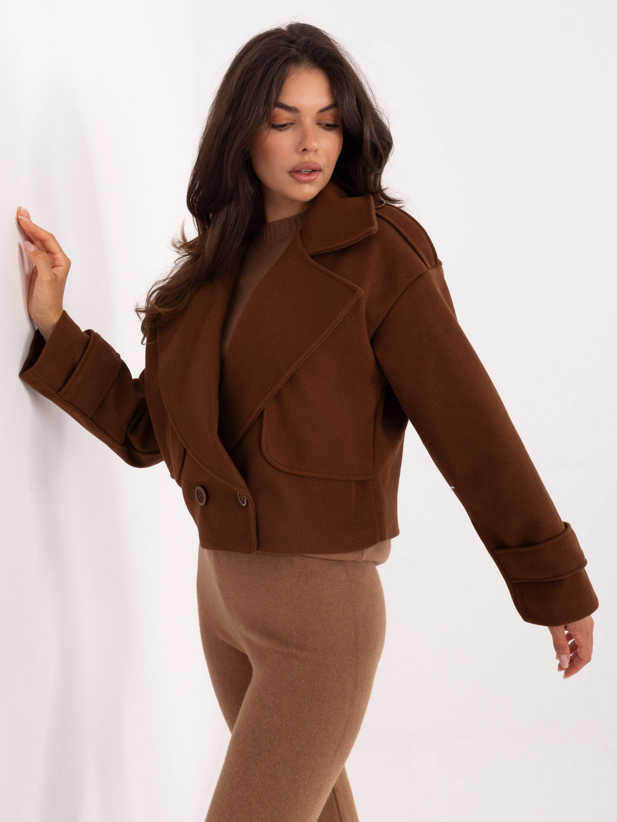 MELFIA Double-Breasted Coat