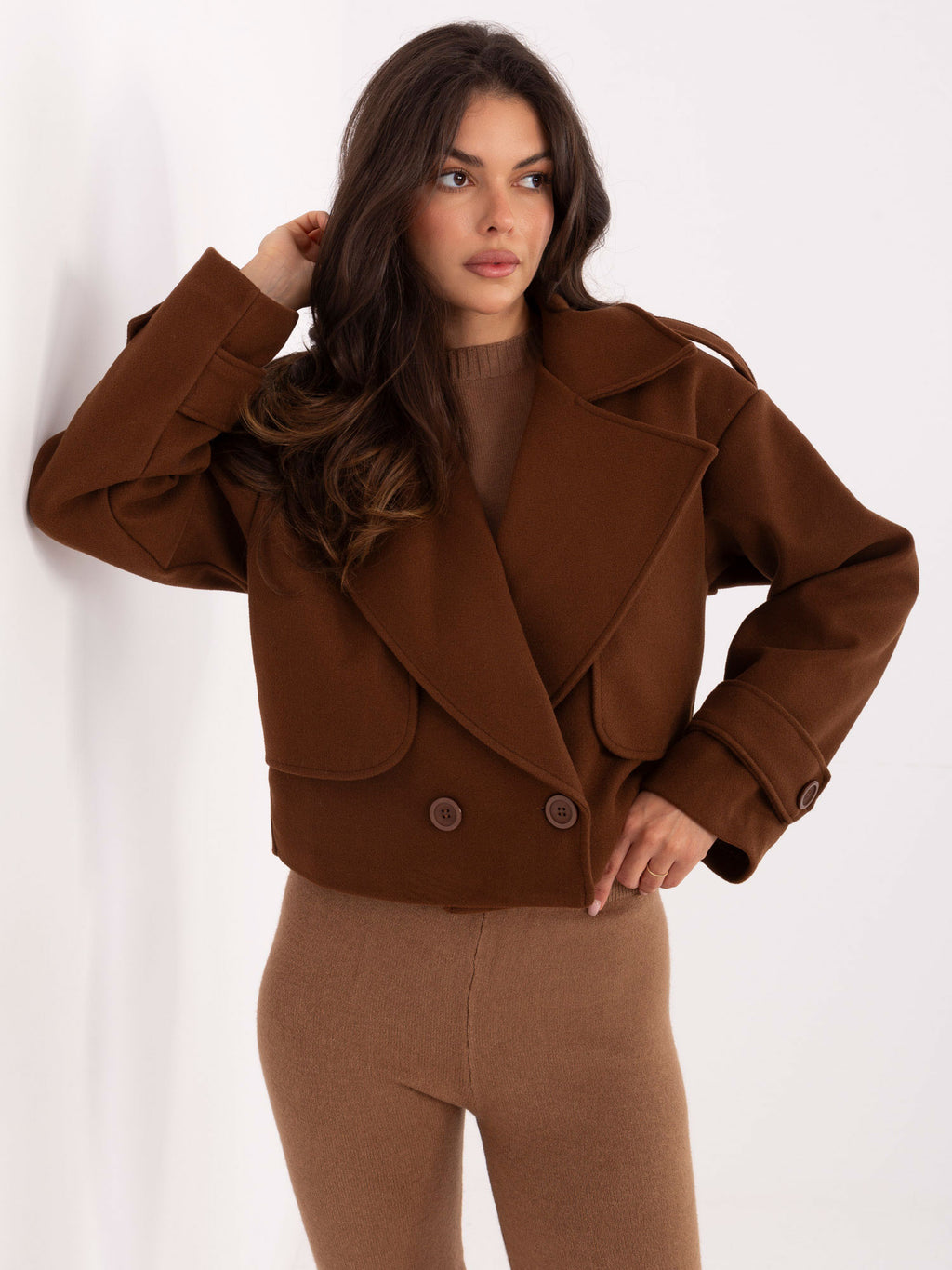 MELFIA Double-Breasted Coat