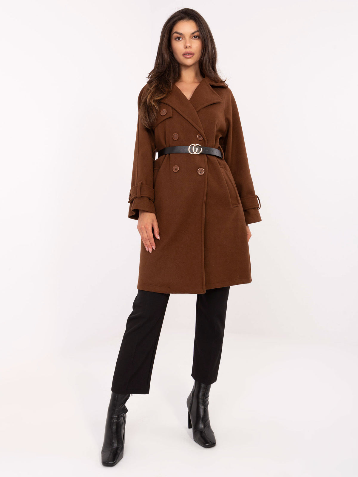 MELFIA Belted Coat