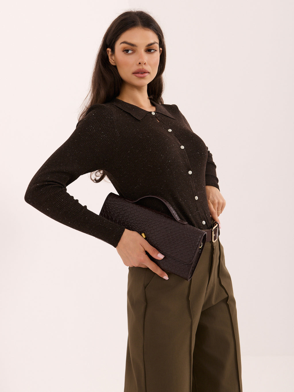 MELFIA® Strickjacke mit Kragen