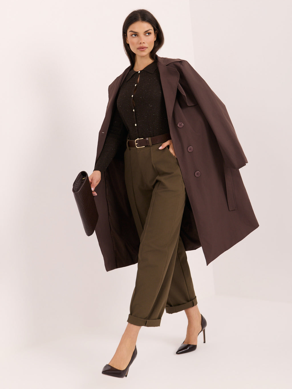 MELFIA® Strickjacke mit Kragen