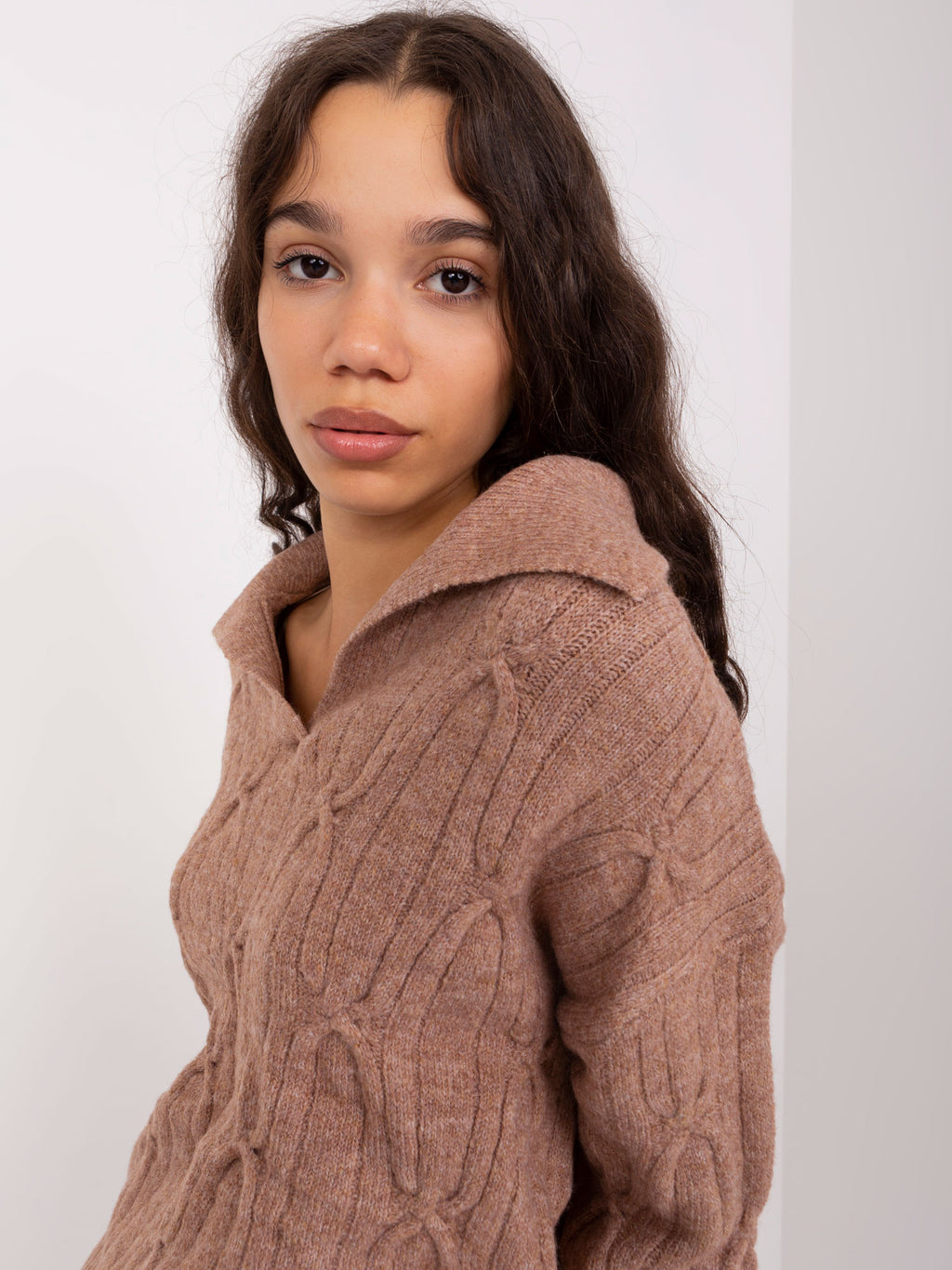 MELFIA – Lockerer Zopfstrickpullover