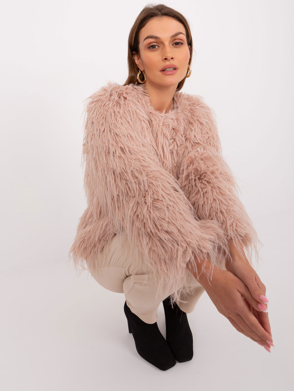 MELFIA NORA -Pelzjacke mit Futter