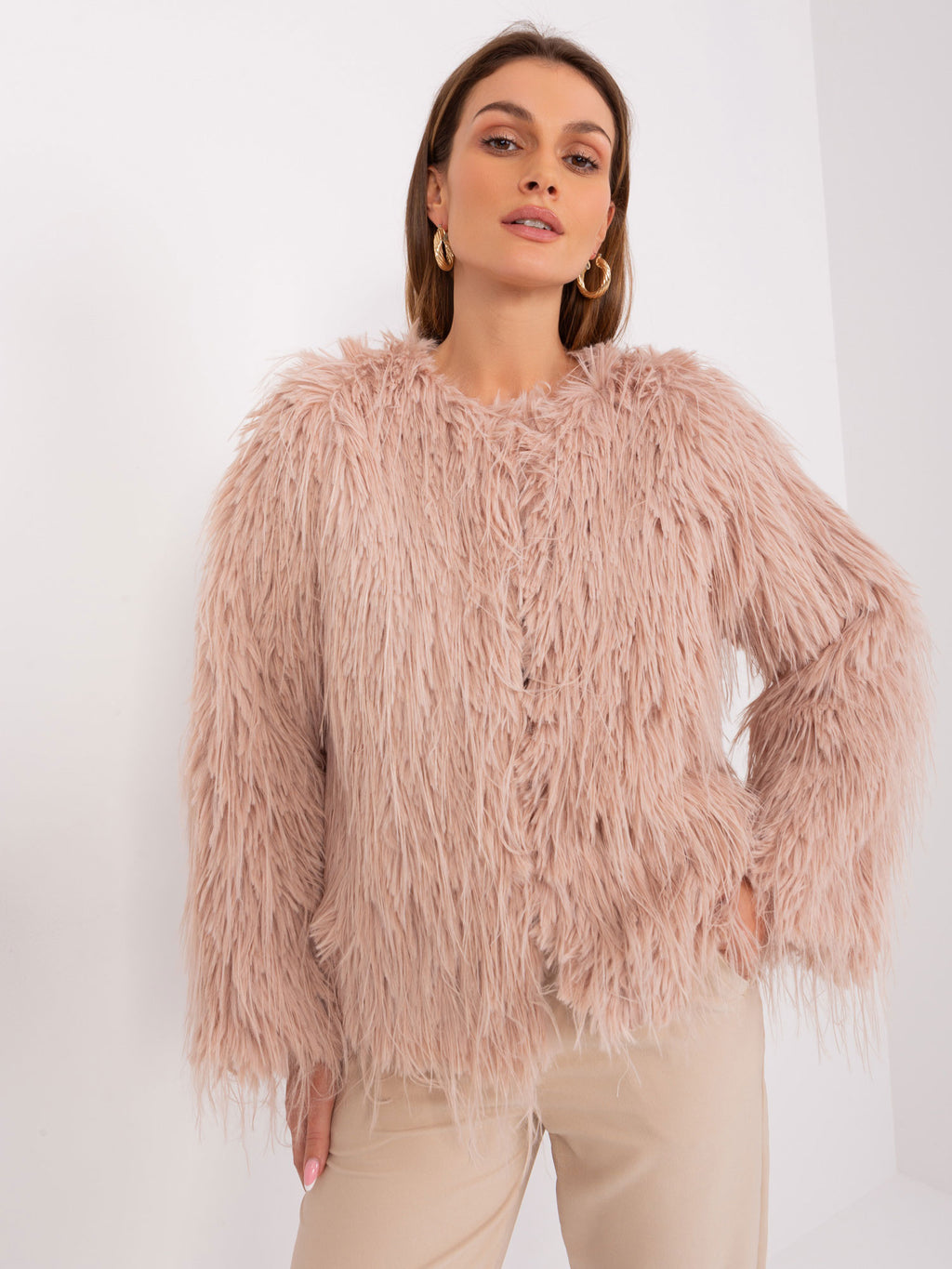 MELFIA NORA -Pelzjacke mit Futter
