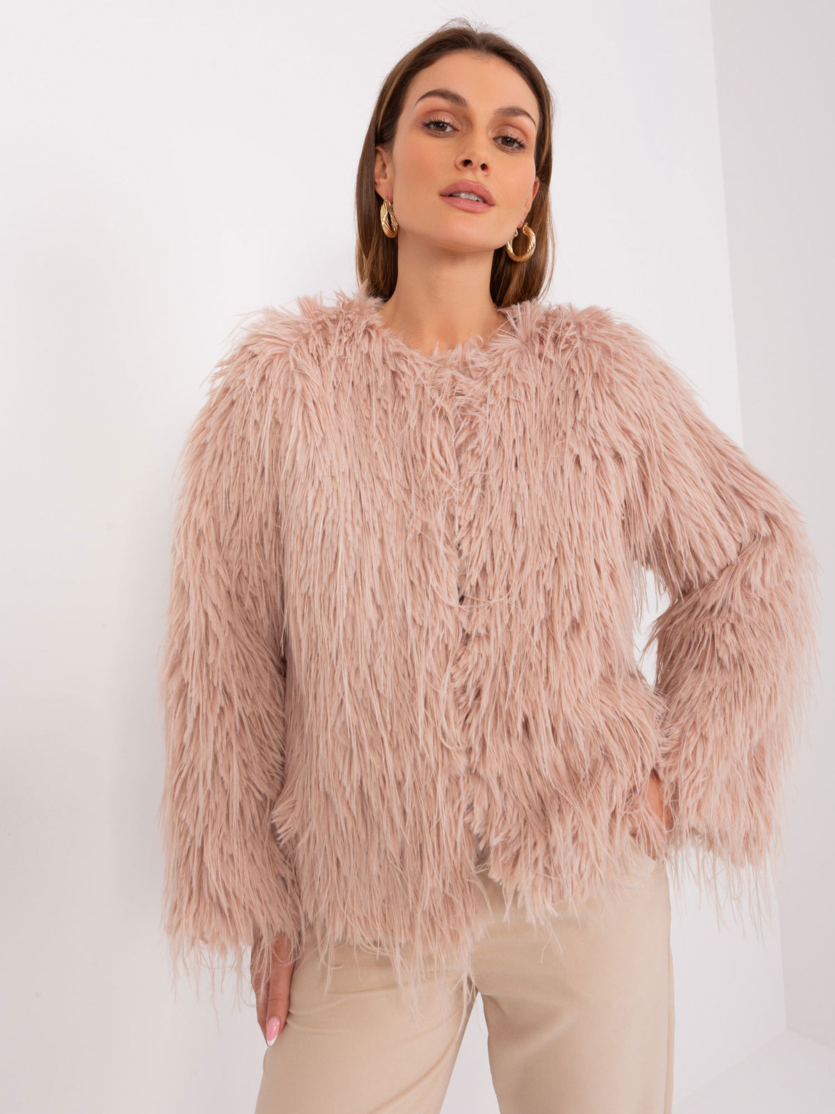 MELFIA NORA -Pelzjacke mit Futter