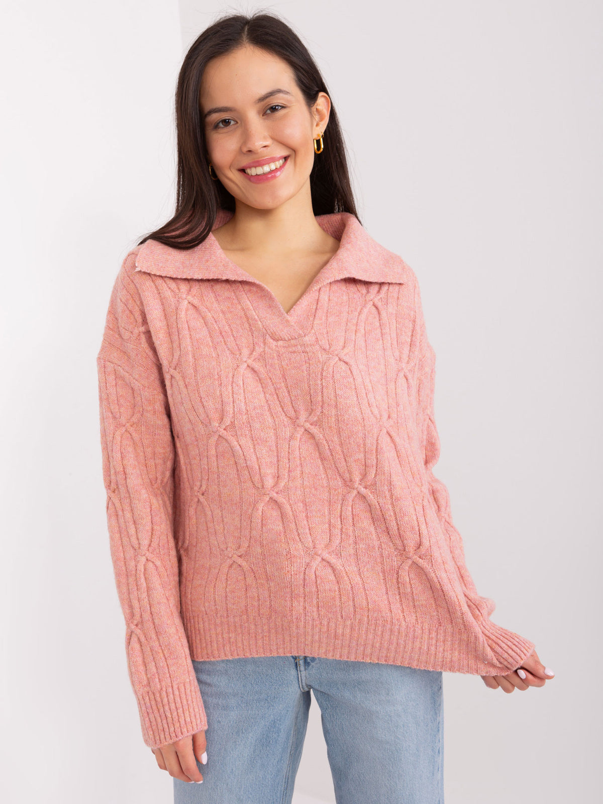 MELFIA – Lockerer Zopfstrickpullover