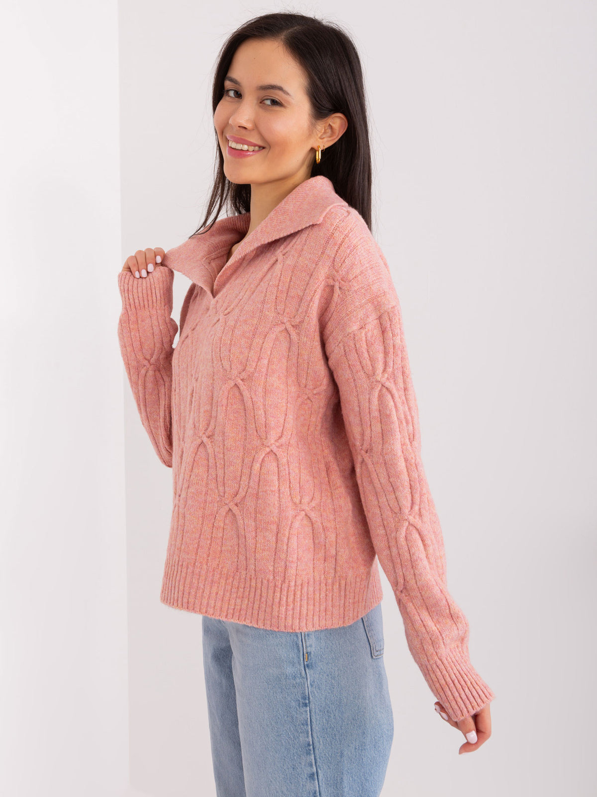 MELFIA – Lockerer Zopfstrickpullover