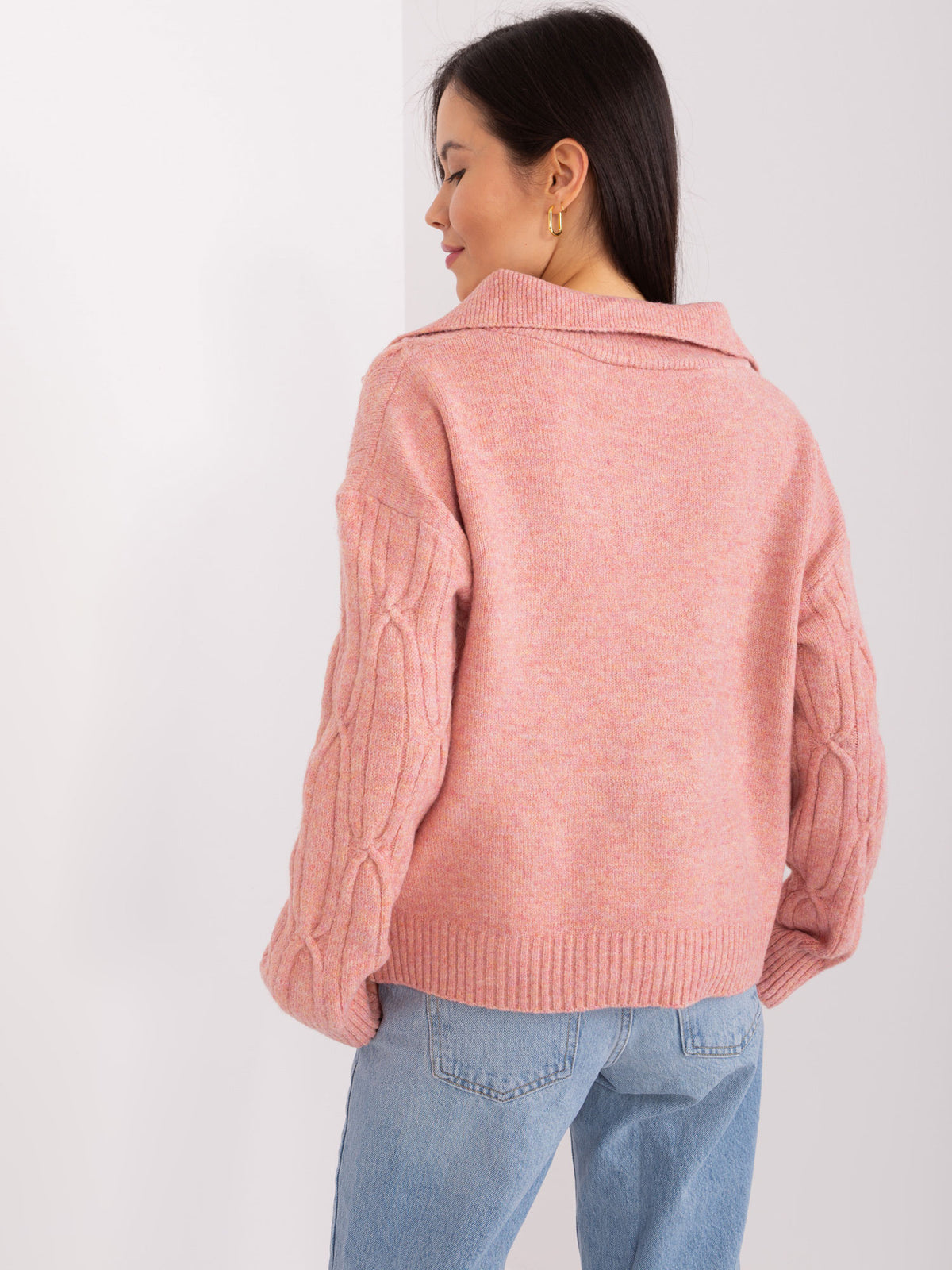 MELFIA – Lockerer Zopfstrickpullover