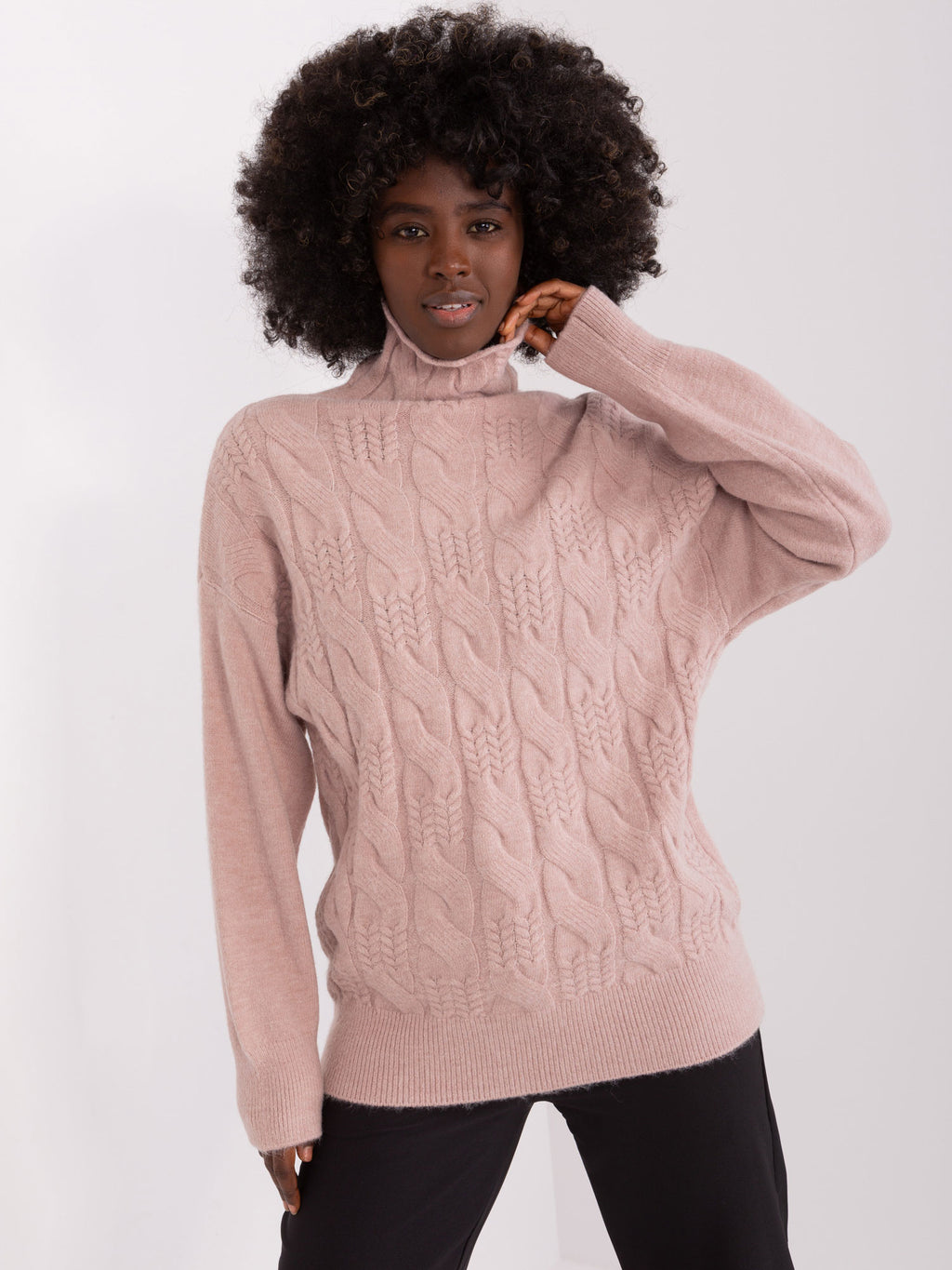 MELFIA  – Pullover mit Zopfmuster