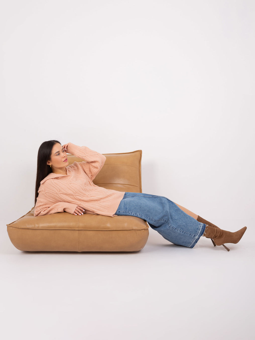 MELFIA – Lockerer Zopfstrickpullover