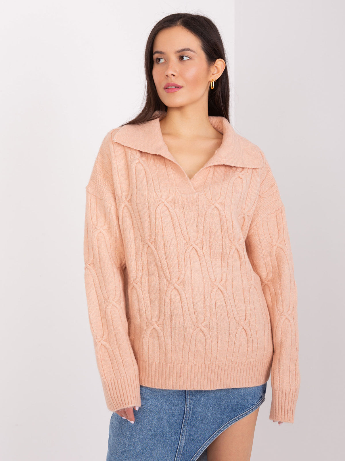 MELFIA – Lockerer Zopfstrickpullover
