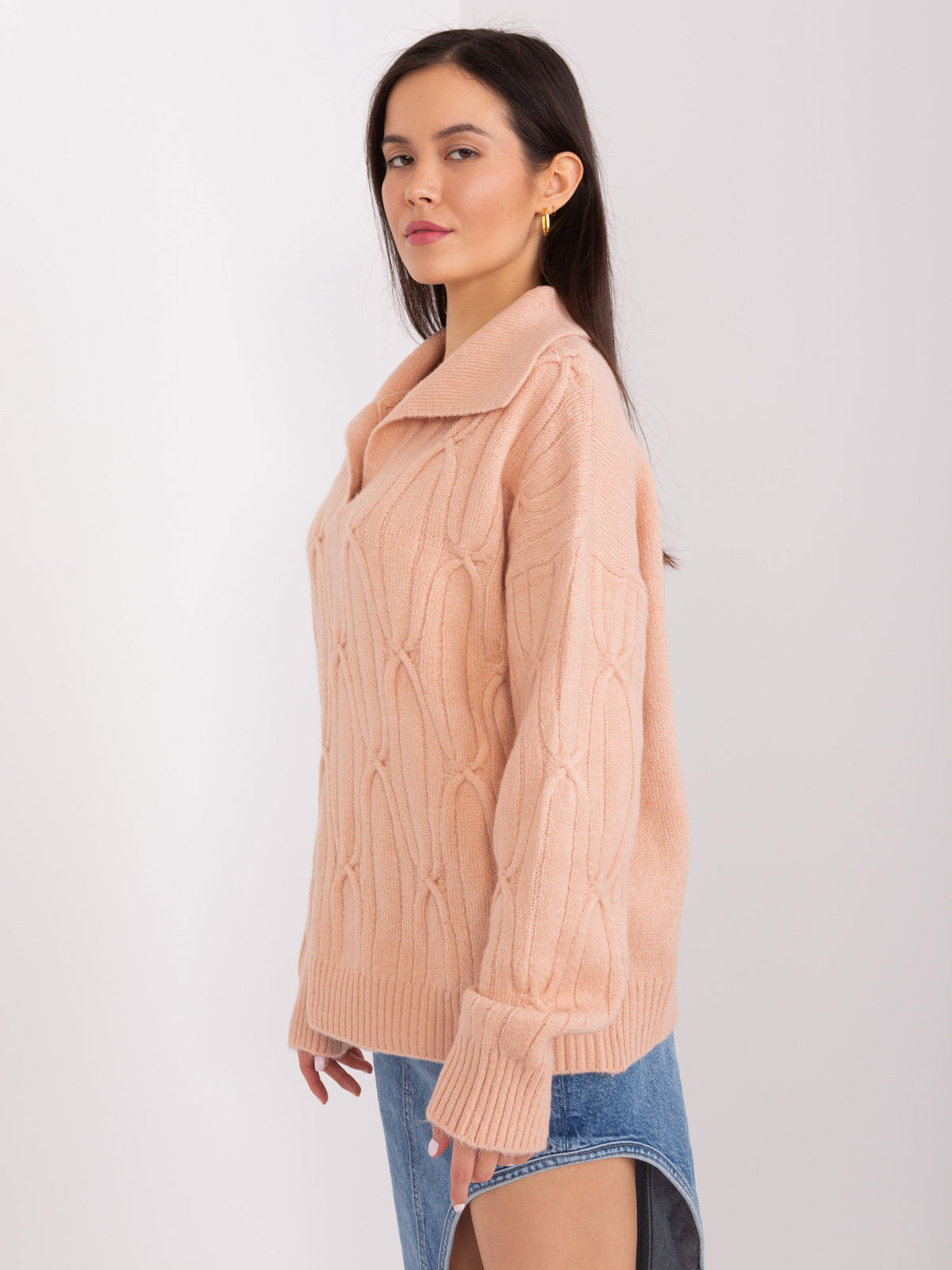 MELFIA – Lockerer Zopfstrickpullover