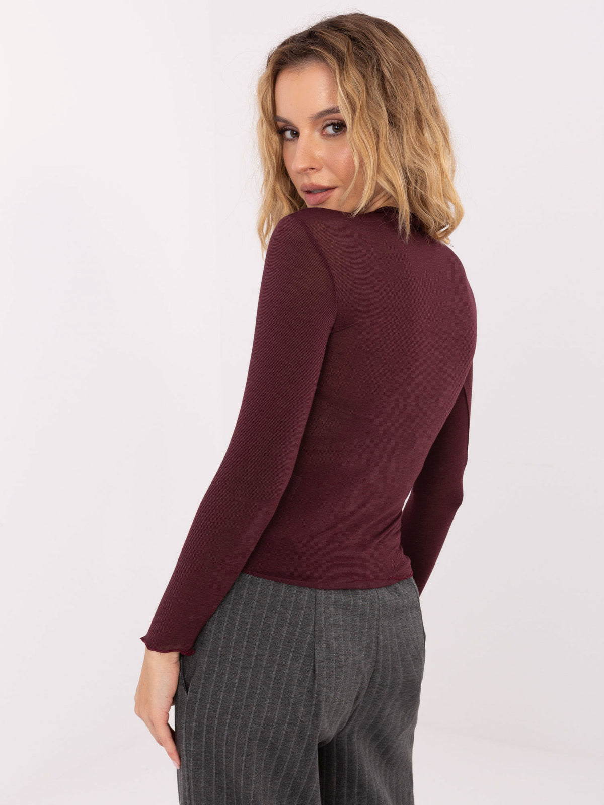 MELFIA Fitted Soft Blouse