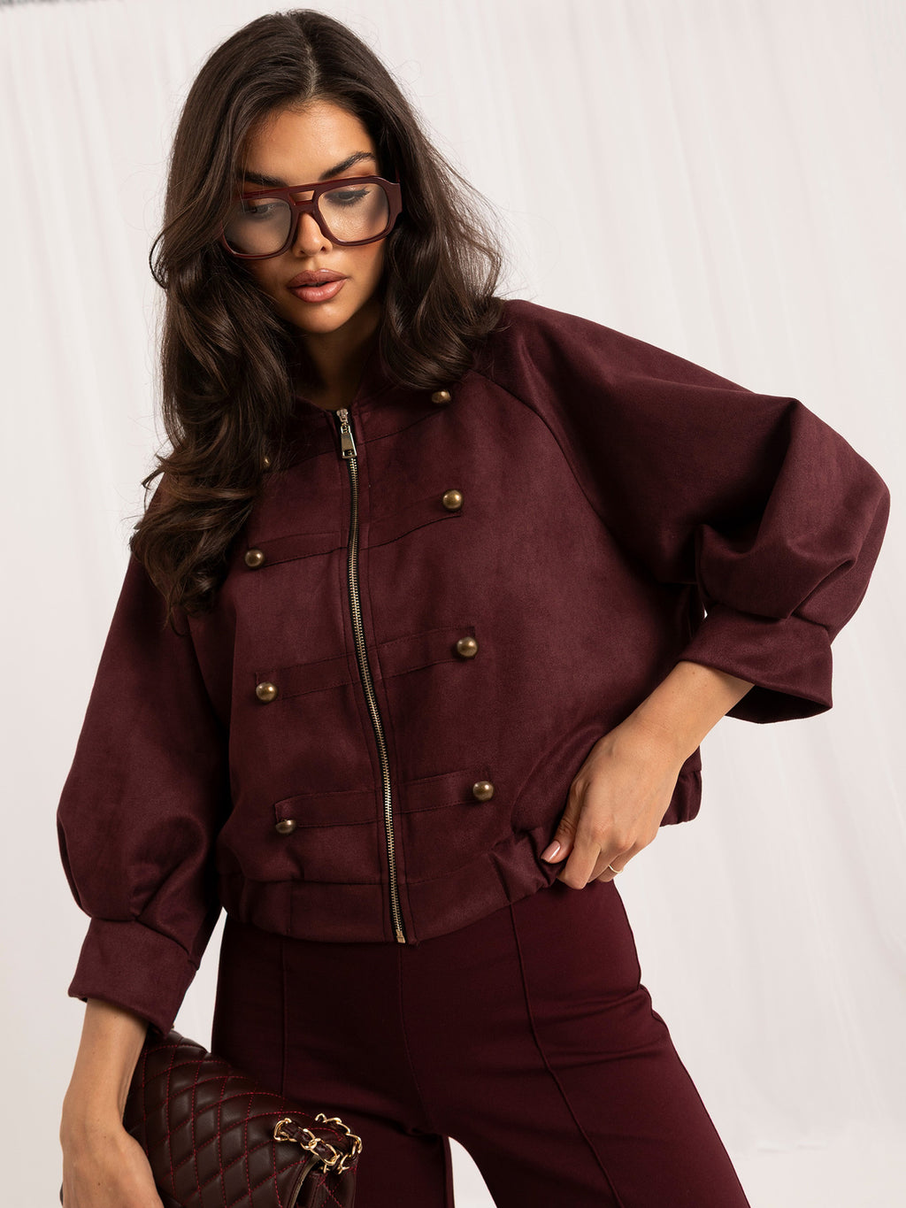 MELFIA VELORA – Elegante Jacke mit doppelreihigem Verschluss