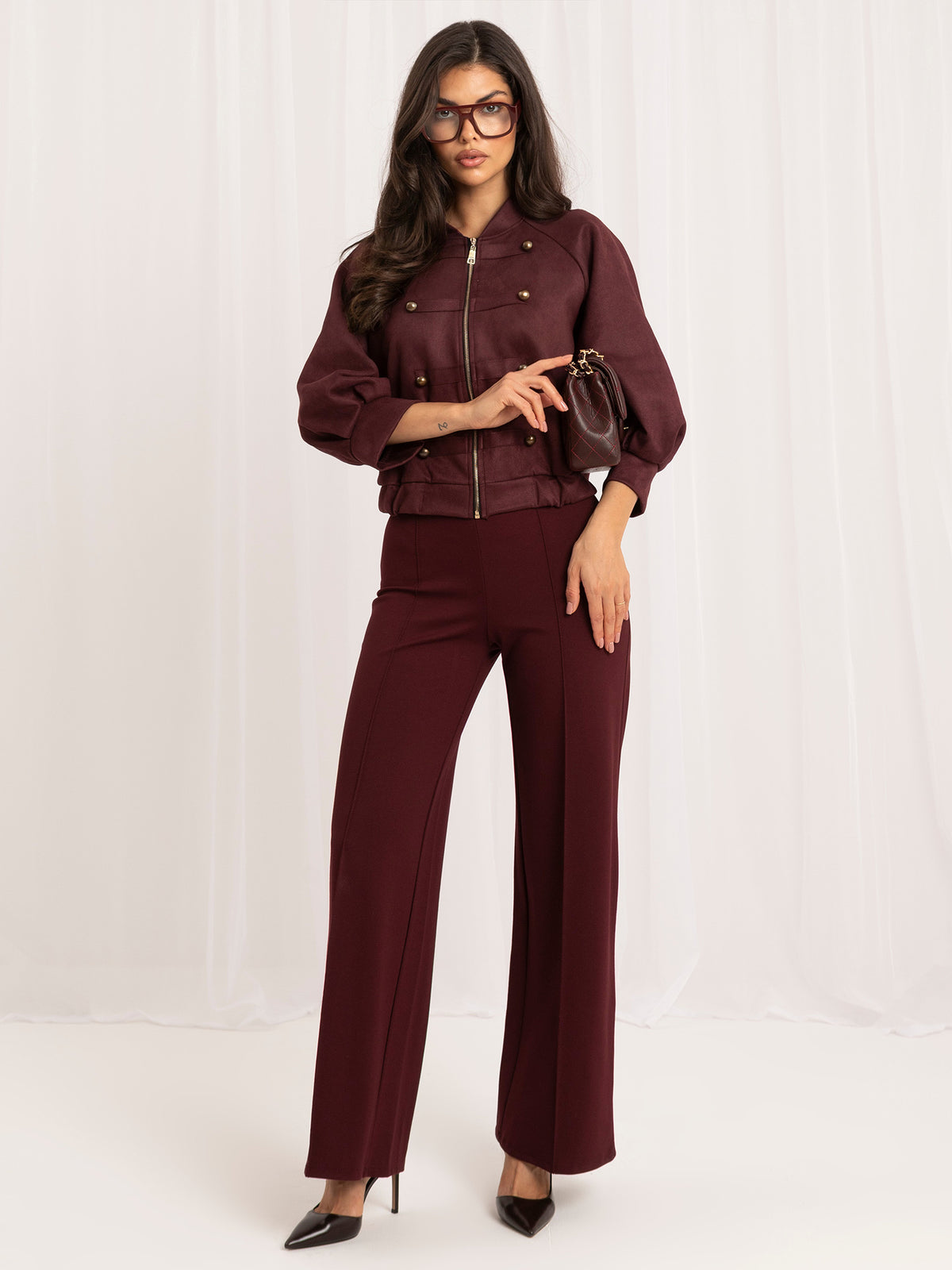 MELFIA VELORA – Elegante Jacke mit doppelreihigem Verschluss