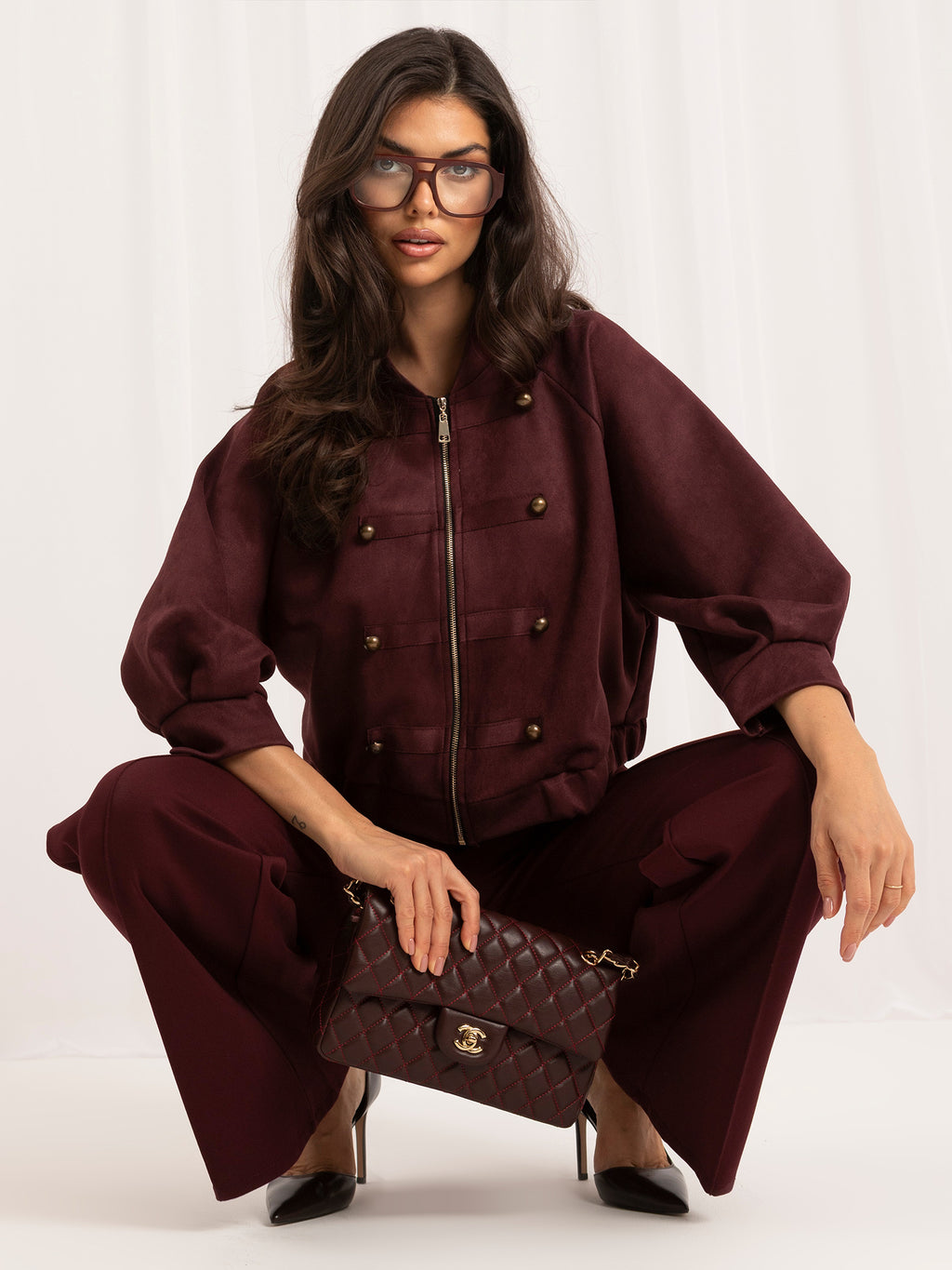 MELFIA VELORA – Elegante Jacke mit doppelreihigem Verschluss