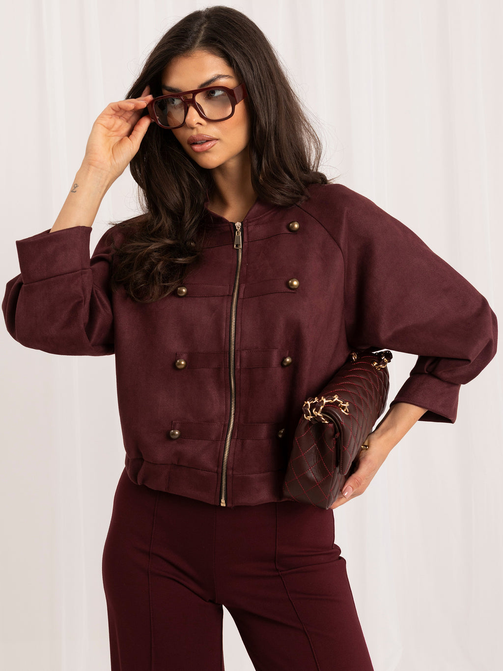 MELFIA VELORA – Elegante Jacke mit doppelreihigem Verschluss