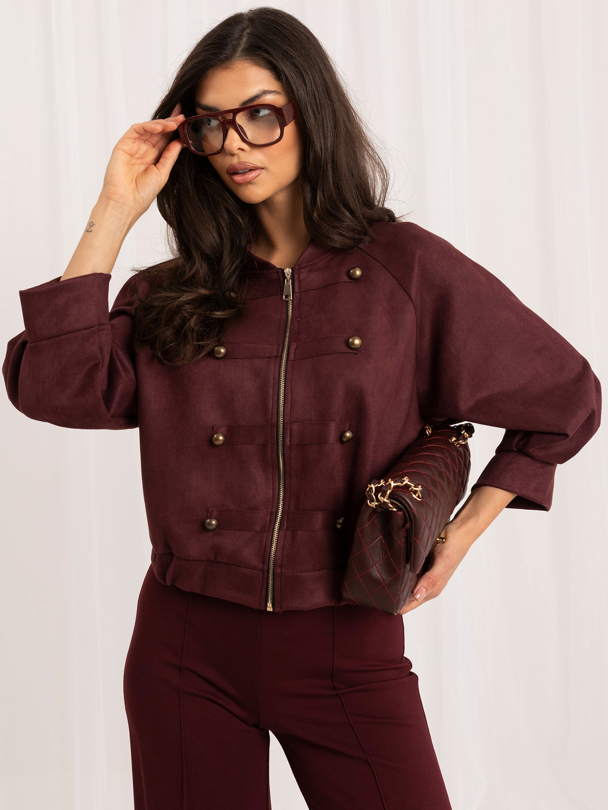 MELFIA VELORA – Elegante Jacke mit doppelreihigem Verschluss