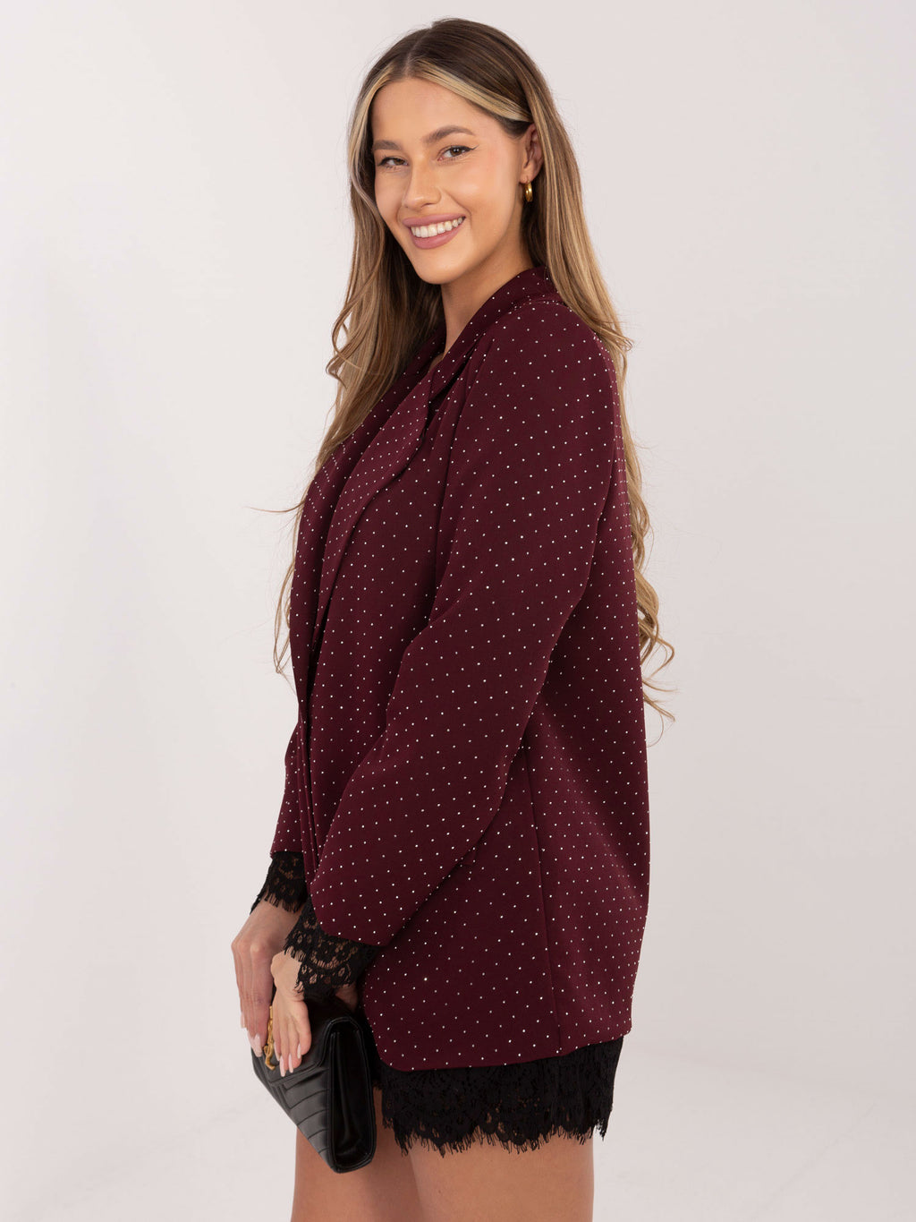 MELFIA Elegante Jacke mit Spitzendetails