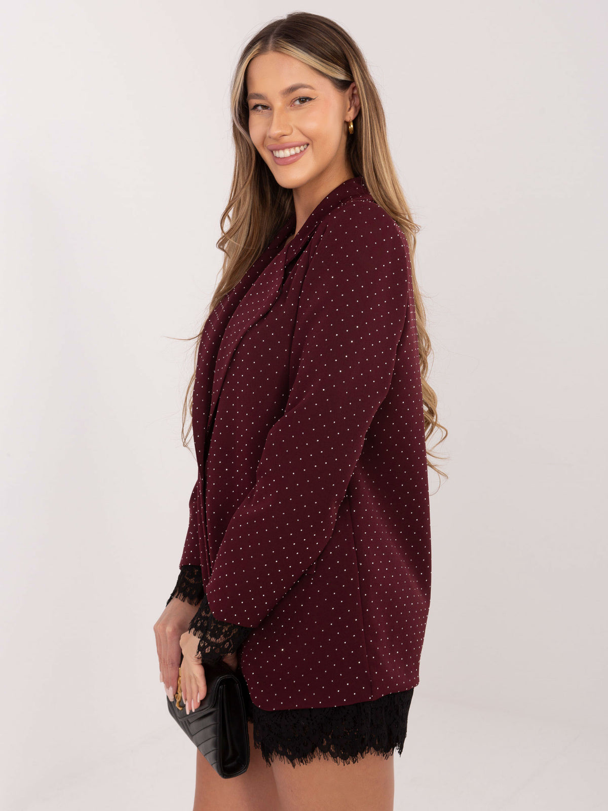 MELFIA Elegante Jacke mit Spitzendetails