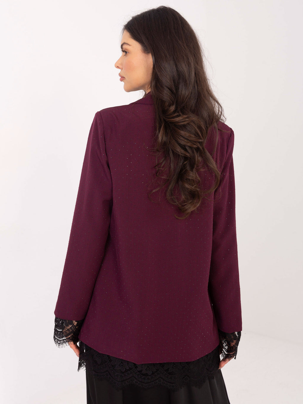 MELFIA Elegante Jacke mit Spitzendetails