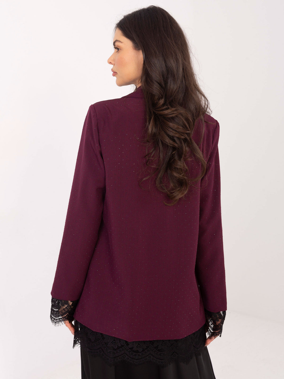 MELFIA Elegante Jacke mit Spitzendetails