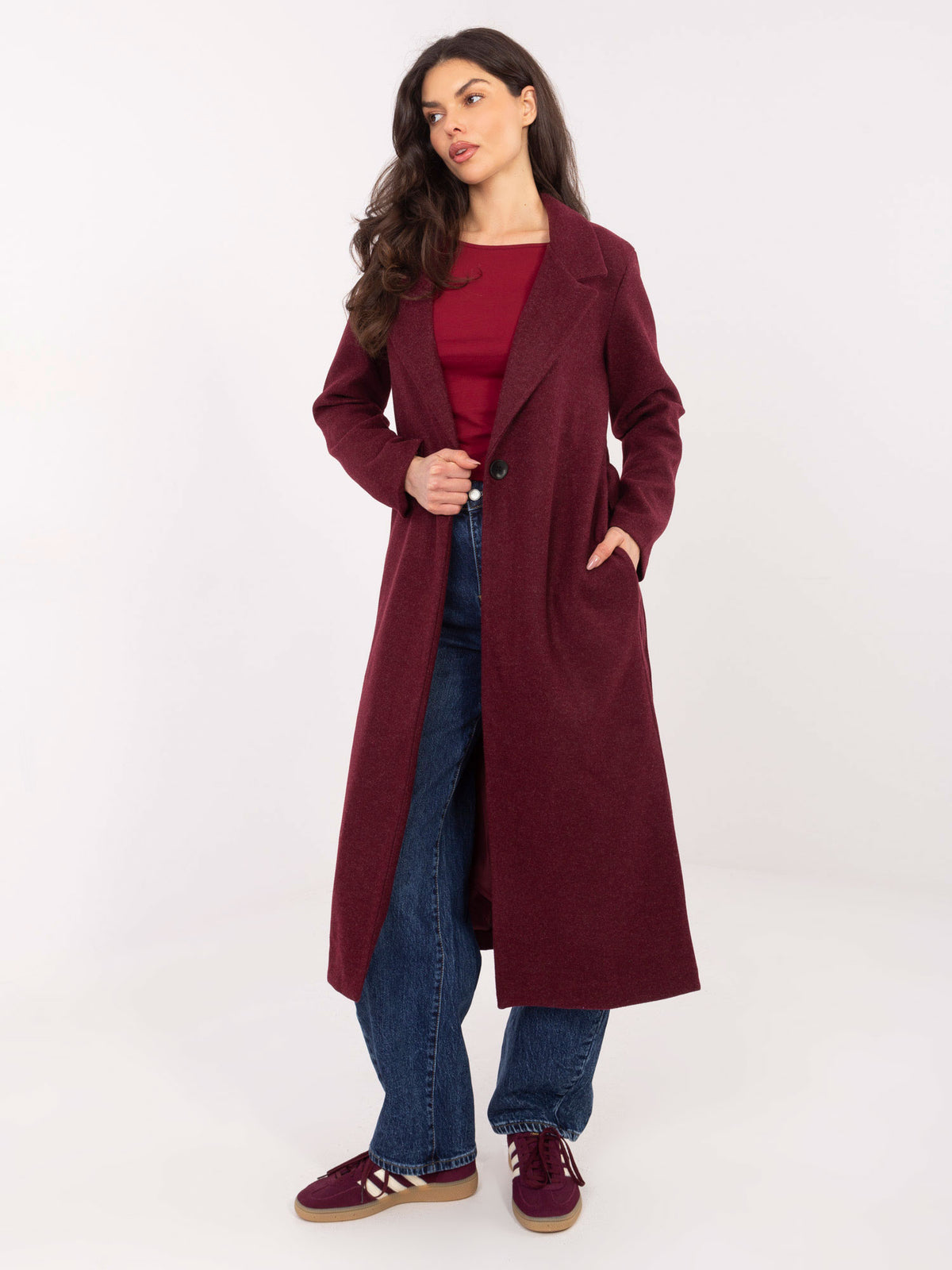 MELFIA BELLA – Mantel mit Bindegürtel