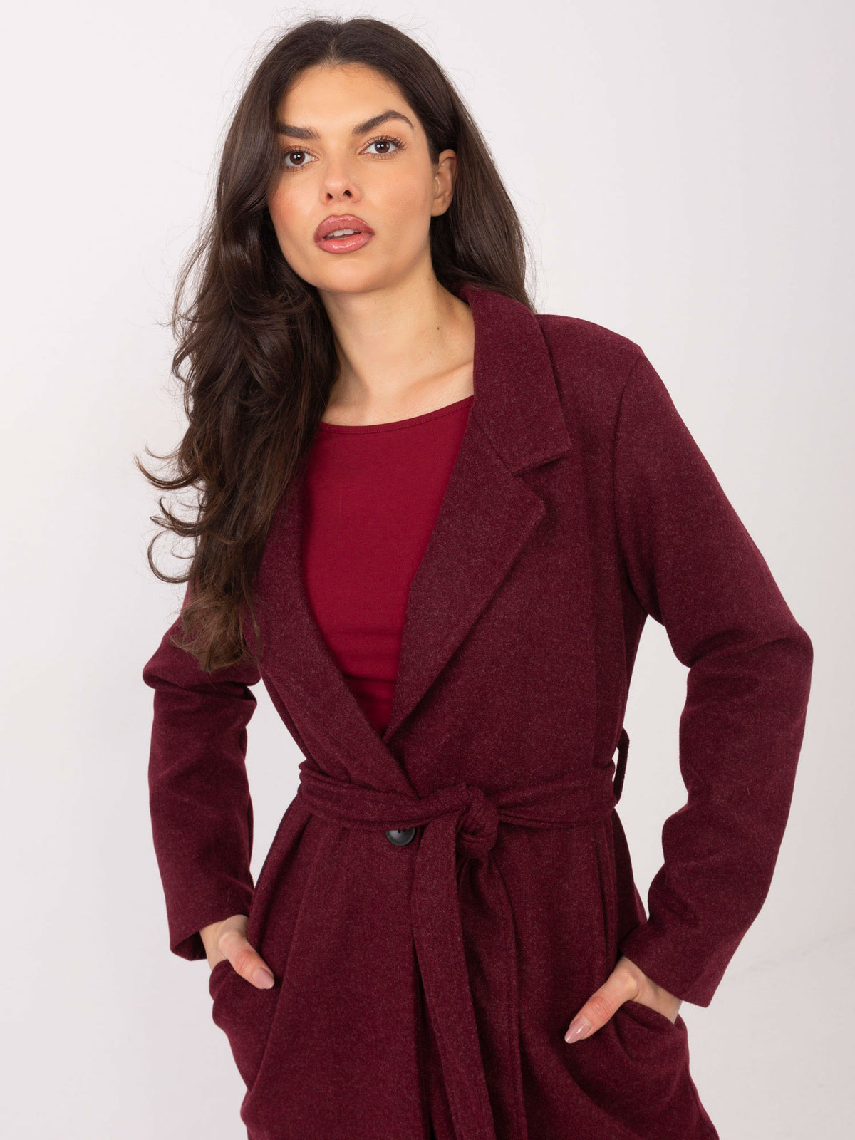 MELFIA BELLA – Mantel mit Bindegürtel