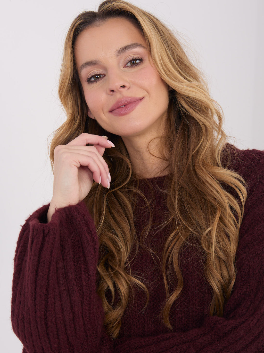 MELFIA  Oversize-Pullover mit Rundhalsausschnitt