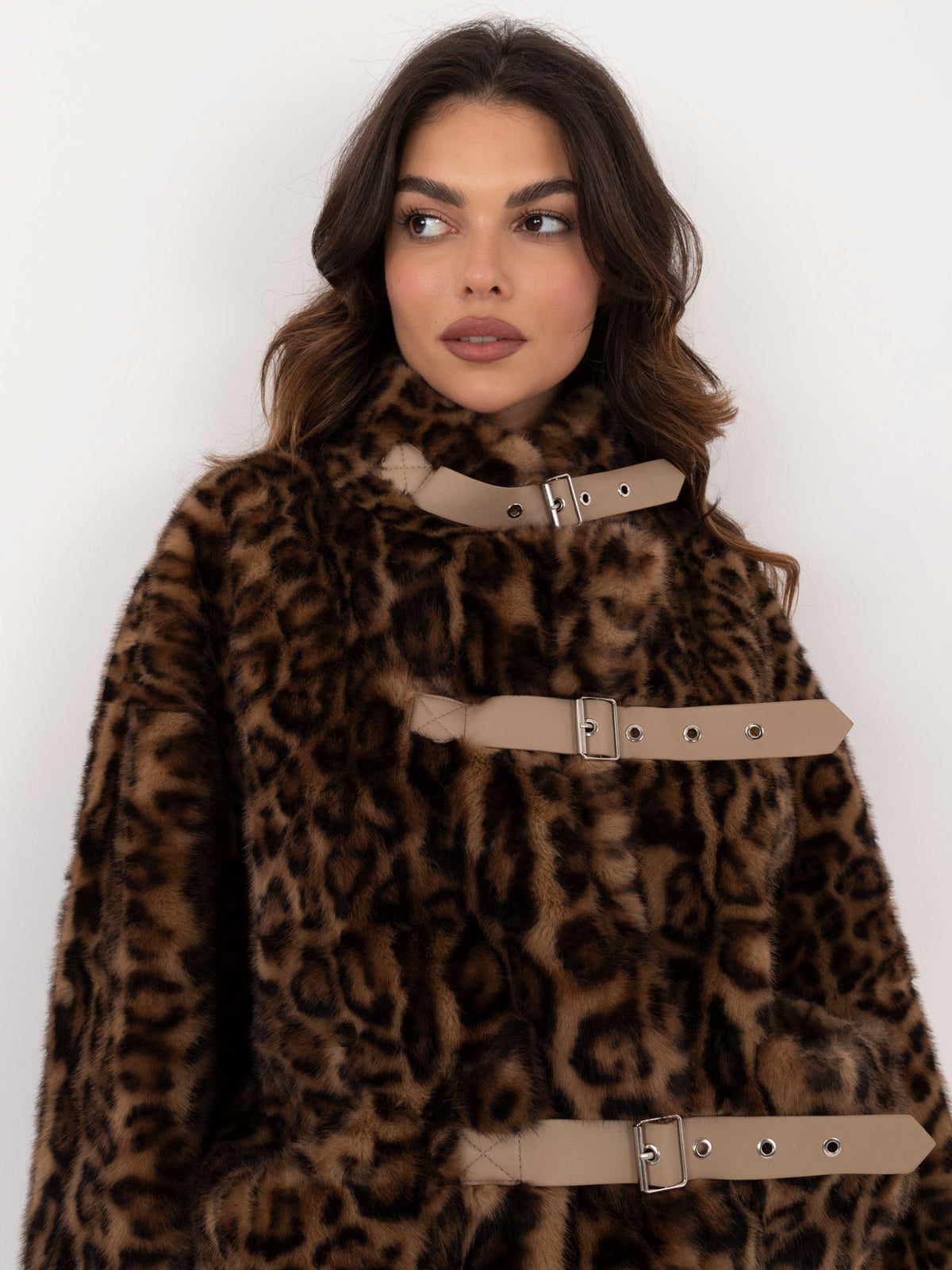 MELFIA ZARA – Damen-Winterjacke von Artificial Falls im Leopard-Muster