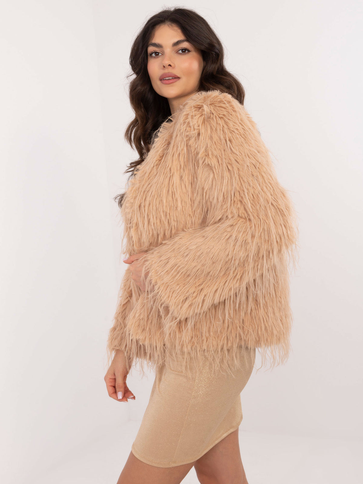 MELFIA NORA -Pelzjacke mit Futter