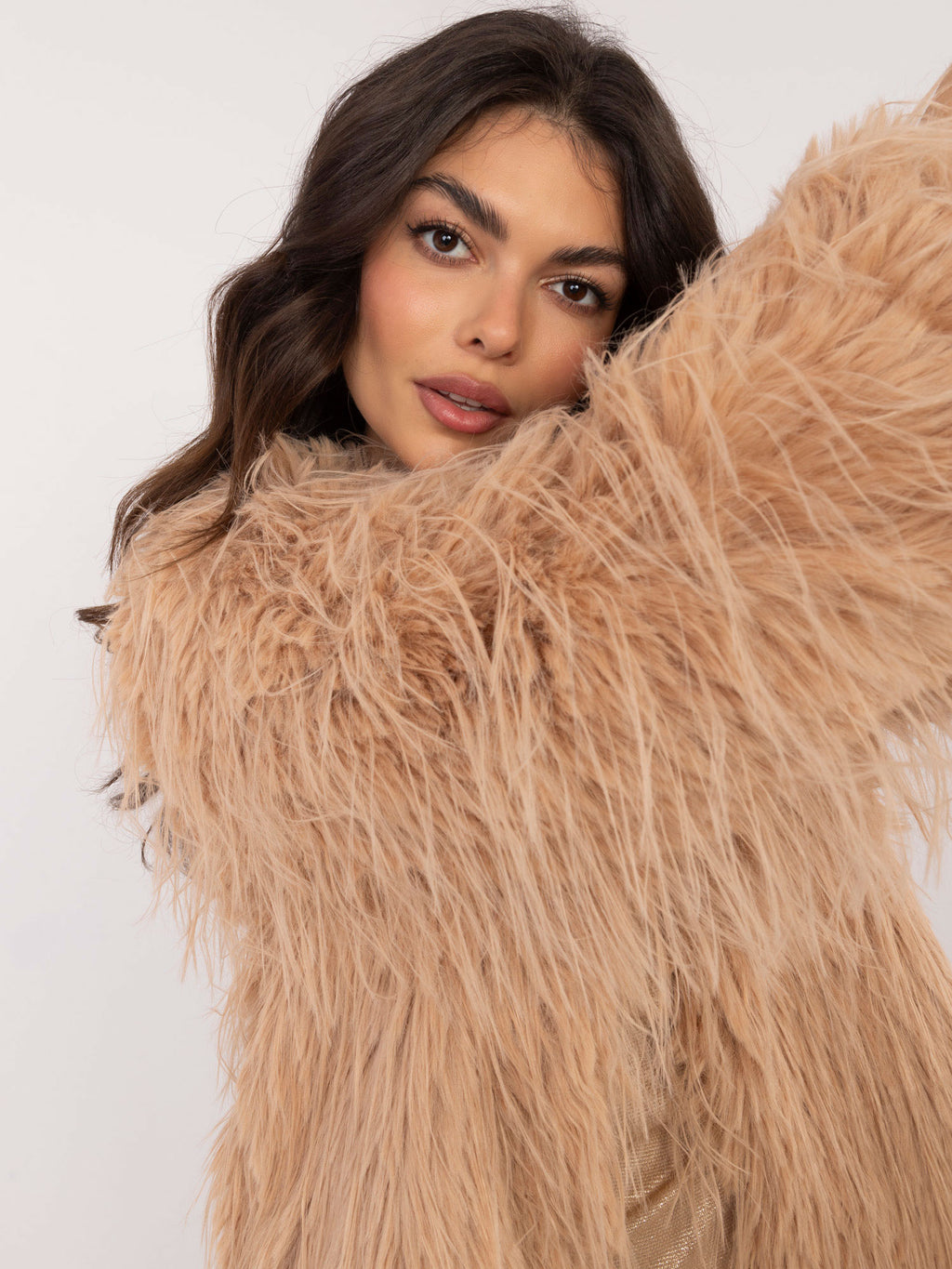 MELFIA NORA -Pelzjacke mit Futter