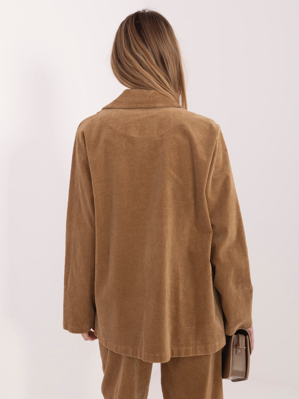MELFIA  Cordjacke mit Taschenimitat