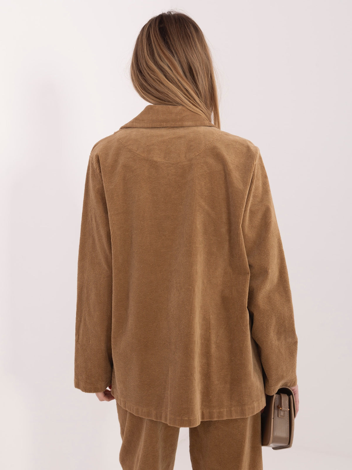 MELFIA  Cordjacke mit Taschenimitat