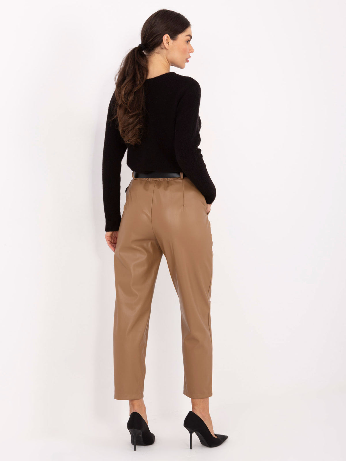 MELFIA Kunstlederhose mit 7/8-Bein