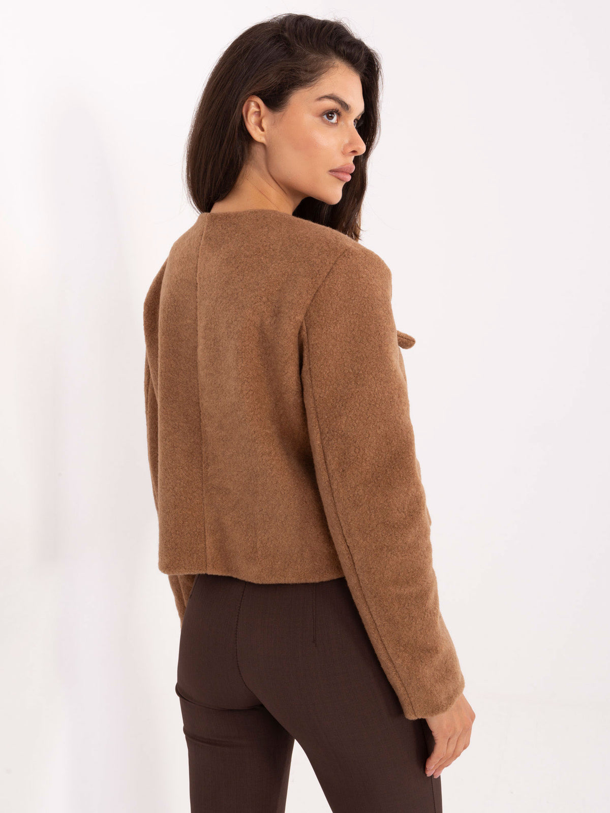 MELFIA Elegante Kurzjacke mit dekorativen Taschen