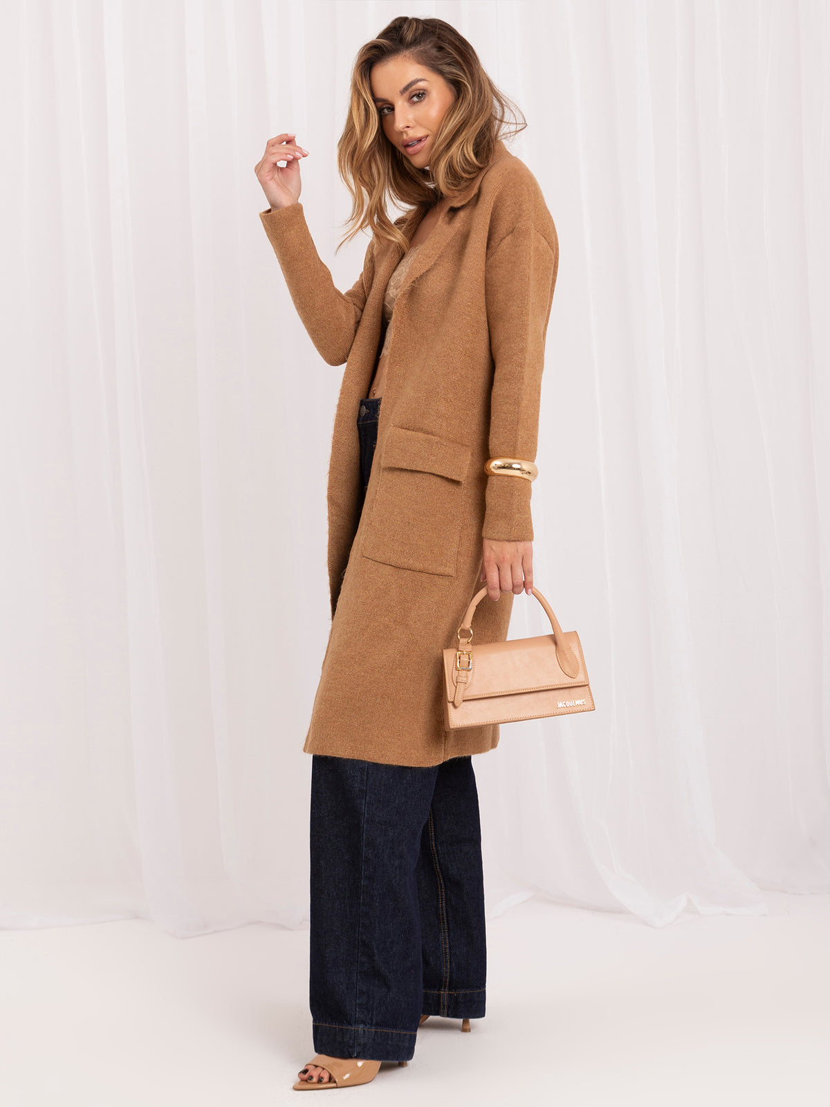 MELFIA® Cardigan mit Stoffgürtel