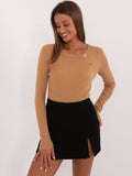 MELFIA® Taillierter Pullover mit Streifen