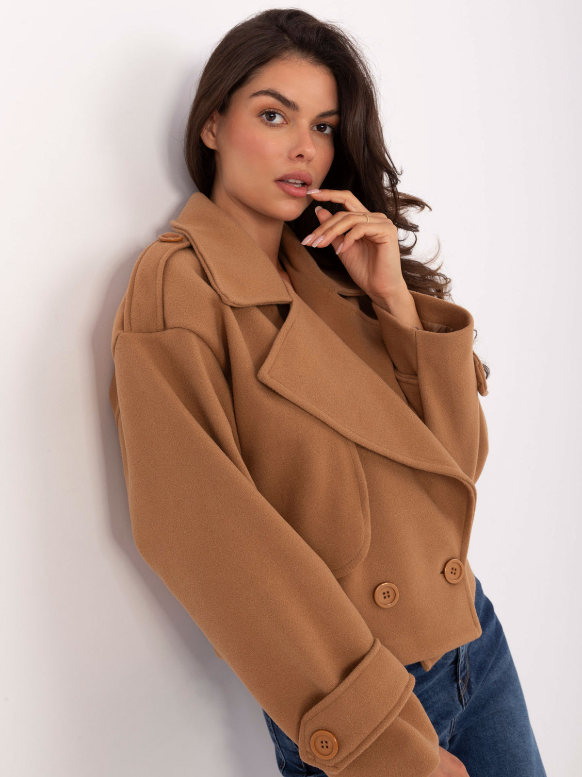 MELFIA Double-Breasted Coat