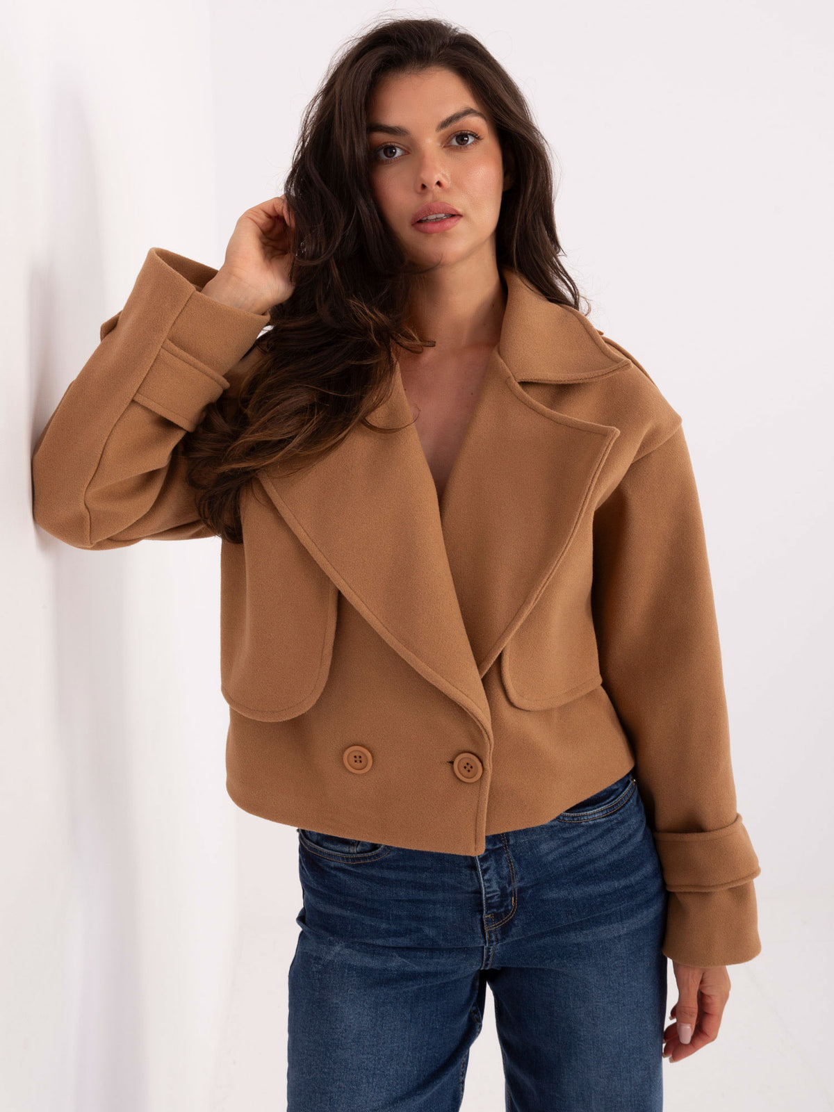 MELFIA Double-Breasted Coat