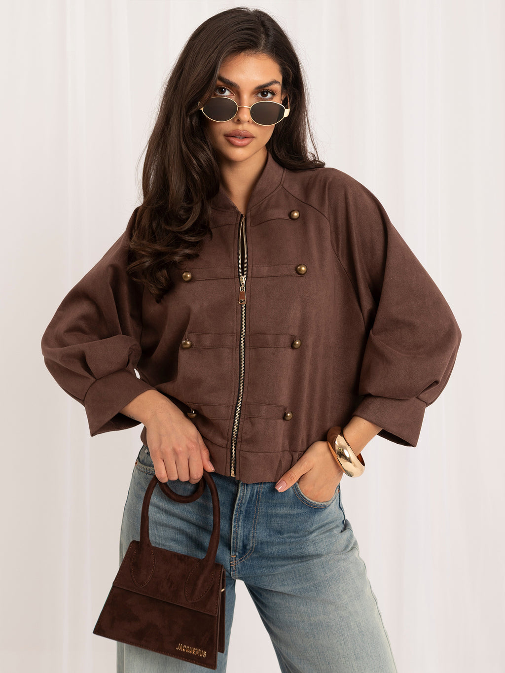 MELFIA VELORA – Elegante Jacke mit doppelreihigem Verschluss