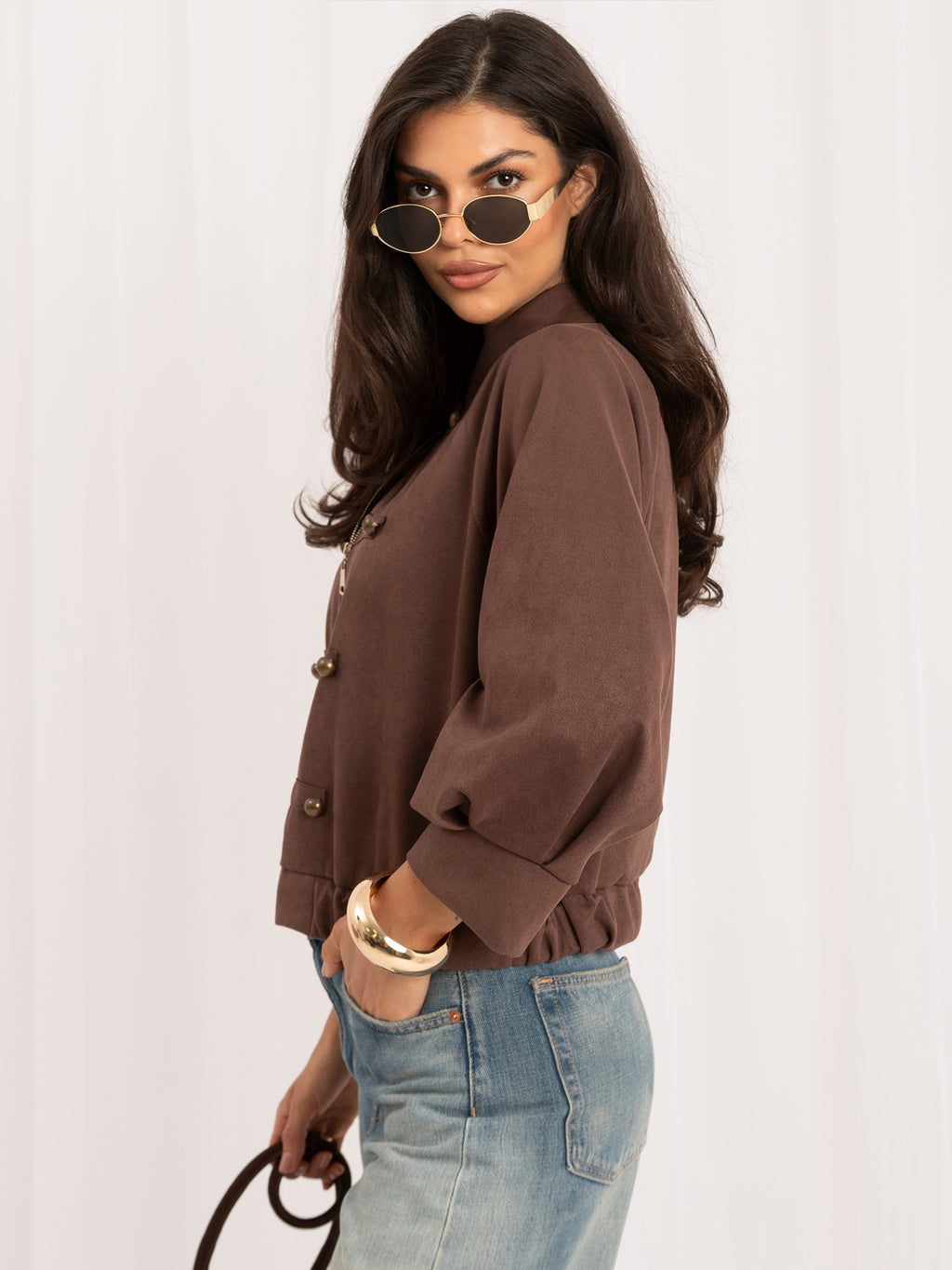 MELFIA VELORA – Elegante Jacke mit doppelreihigem Verschluss