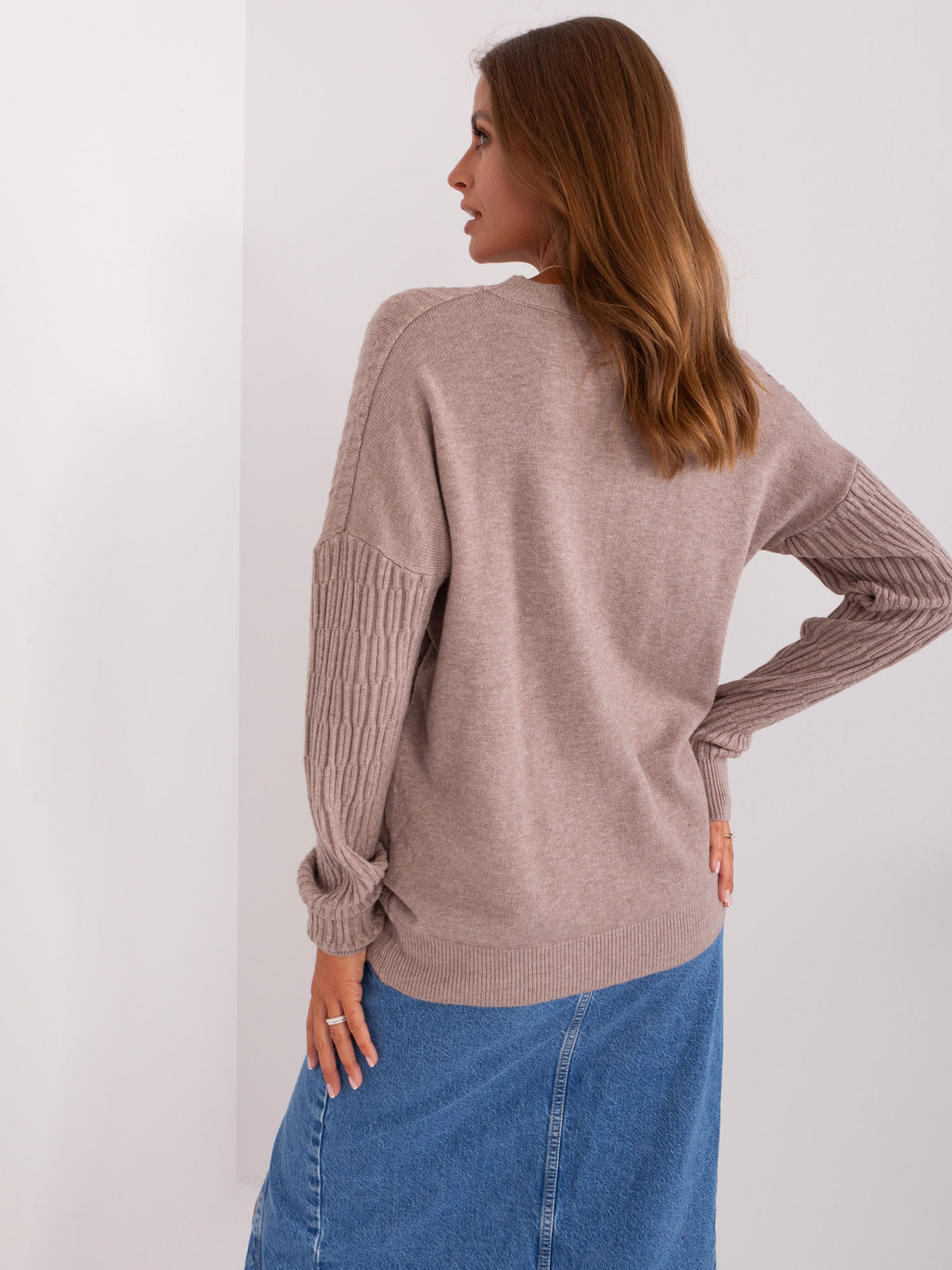 MELFIA – Klassischer Strickpullover mit Muster