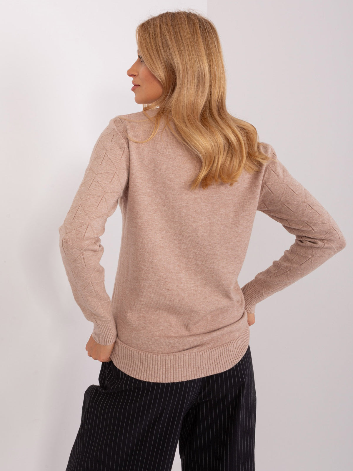 MELFIA – Feinstrickpullover mit dezentem Muster