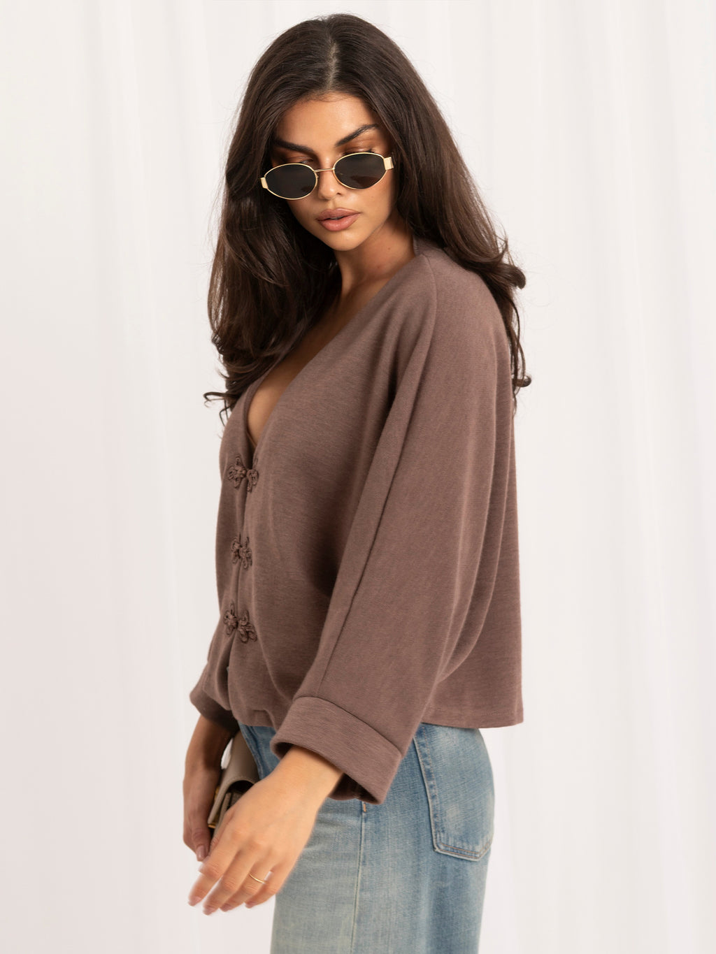 MELFIA® Cardigan im asiatischen Stil